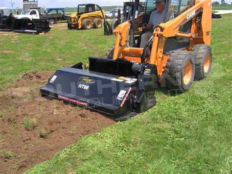 skid steer attachment tiller|tiller attachment for skid loader.